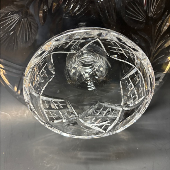 Elegant Vintage 12” Clear Glass Cake Stand - Picture 5 of 6